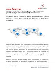 Electronic Design Automation Market Research Report - Global Industry Analysis, Size, Growth and Forecast to 2024: Hexa Research