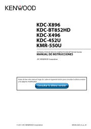 Kenwood KDC-X496 - Car Electronics Spanish ()