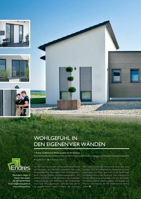 ego Magazin Bitburg "Bauen und Wohnen" - Ausgabe 22