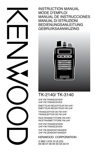 Kenwood TK-3140 - Communications Dutch ()