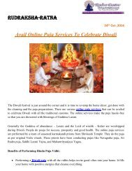 Online Puja Services | Hindu Puja - Rudraksha Ratna