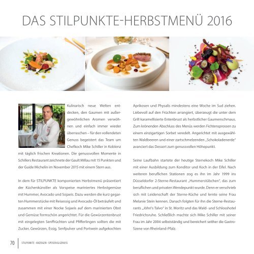 STILPUNKTE Lifestyle Guide Ausgabe 10 Koblenz Herbst/Winter 2016/2017