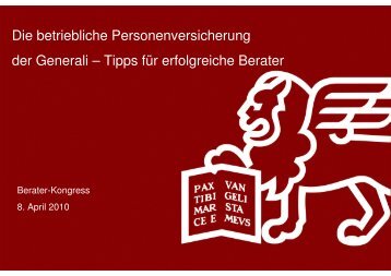 Generali Vortrag - finanzberaterforum.at