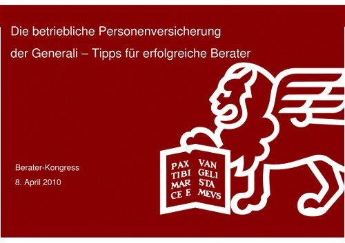 Generali Vortrag - finanzberaterforum.at