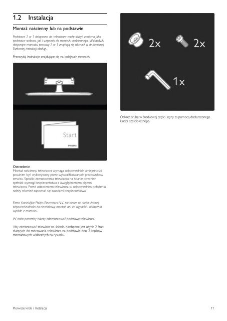 Philips LED TV - User manual - POL