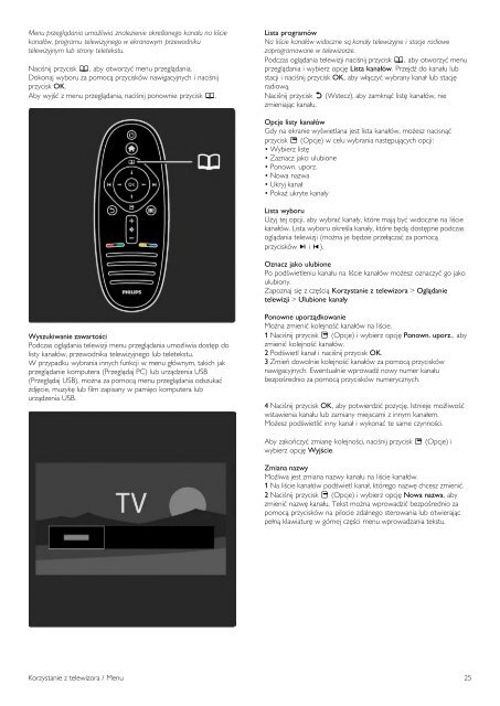 Philips LED TV - User manual - POL