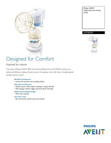 Philips Avent Single electronic breast pump - Leaflet - AEN