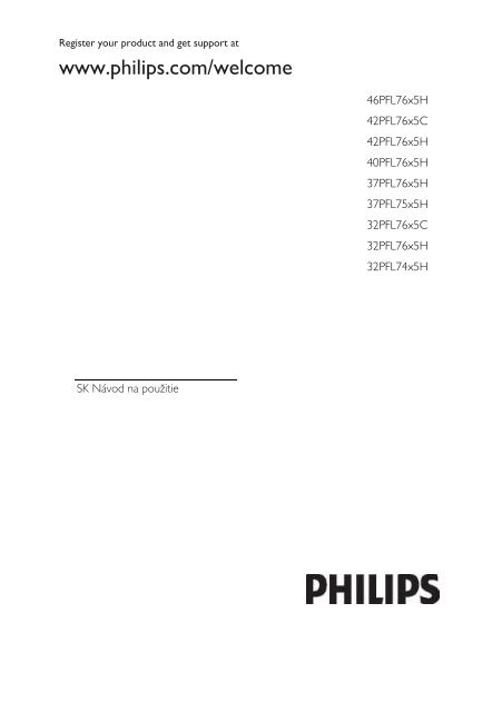 Philips LED TV - User manual - SLK