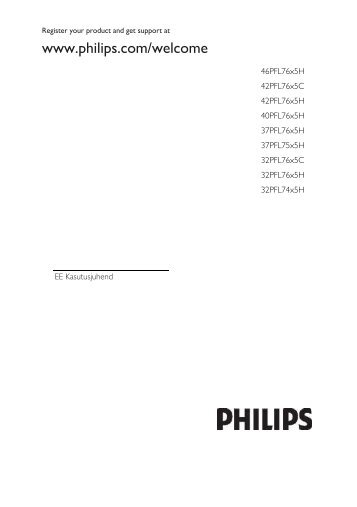Philips LED TV - User manual - EST