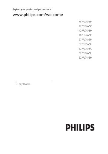 Philips LED TV - User manual - FIN