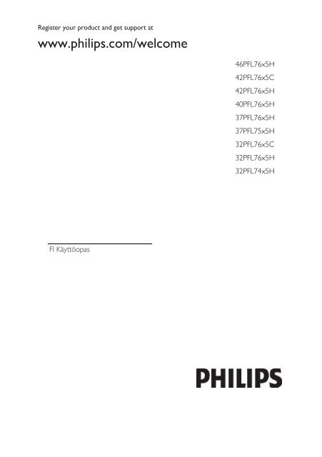 Philips LED TV - User manual - FIN