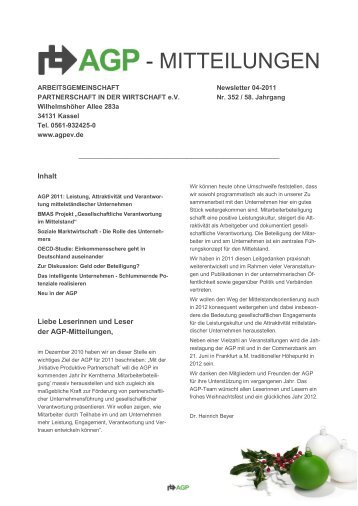 Heft 4-2011 - AGP