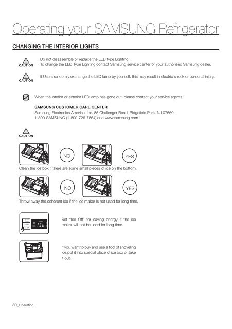 Operating Your Samsung
