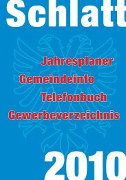 Jahresplaner Gemeindeinfo Telefonbuch Gewerbeverzeichnis