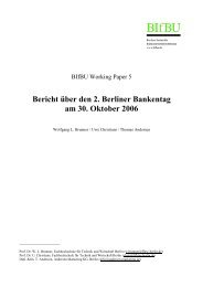 Erfolgreiches Management des Depot A - - BIfBU Berliner Institut für ...