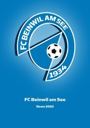 wir drucken [fast] alles. - FC Beinwil am See