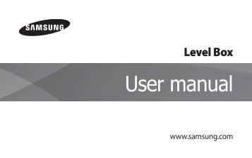 Samsung Samsung Level Box, Black - EO-SB330JBESTA - User Manual ver. N/A (ENGLISH(North America),3.02 MB)