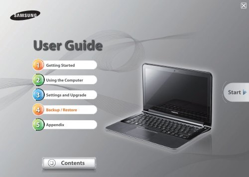 Samsung Series 9 13.3&quot; Laptop - NP900X3A-A05US - User Manual (XP/Windows7) ver. 2.3 (ENGLISH,13.0 MB)