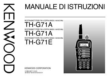 Kenwood TH-G71E - Communications Italian (2004/3/15)