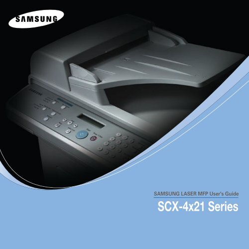 Samsung SCX-4521F - SCX-4521F/XAA - User Manual (ENGLISH)
