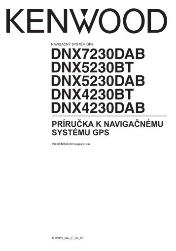 Kenwood DNX5230DAB - Car Electronics Slovene (Navigation) (-)