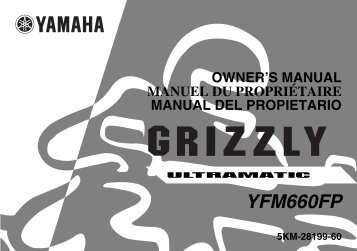 Yamaha GRIZZLY 660 - 2003 - Manuale d'Istruzioni EspaÃ±ol