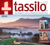 Tassilo, Ausgabe November/Dezember 2016 - Das Magazin rund um Weilheim und die Seen