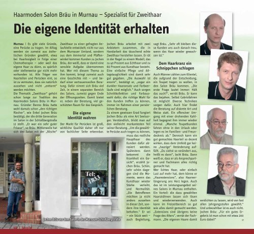 Tassilo, Ausgabe November/Dezember 2016 - Das Magazin rund um Weilheim und die Seen