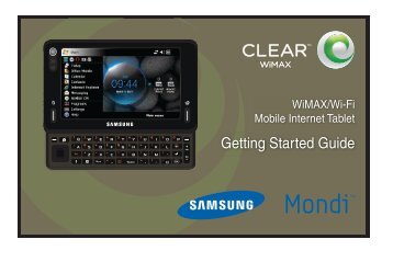 Samsung Mondi (Alltel) - SWD-M100ZKECLW - Quick Guide ver. F14 (ENGLISH,7.85 MB)