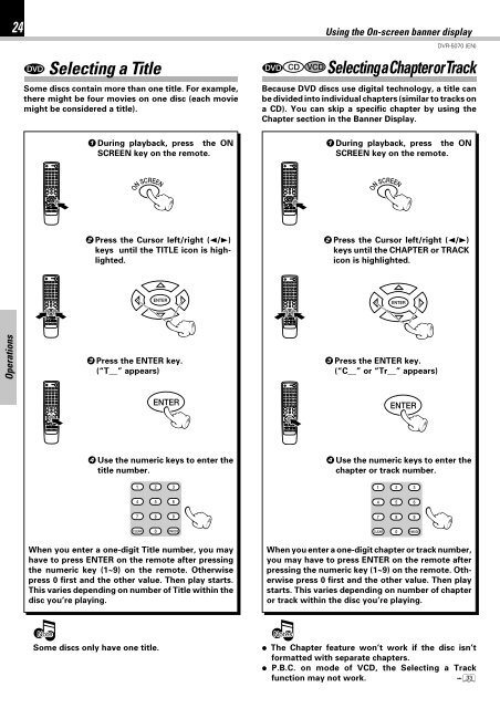 Kenwood DVR-5070 - Home Electronics English (2001/7/1)