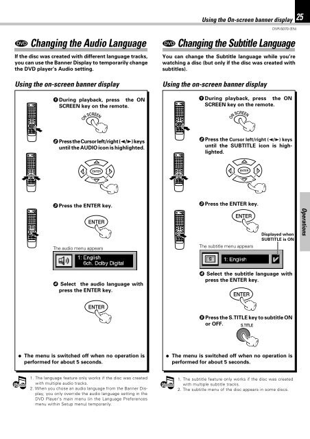 Kenwood DVR-5070 - Home Electronics English (2001/7/1)