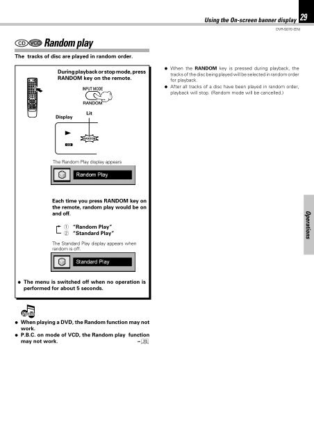 Kenwood DVR-5070 - Home Electronics English (2001/7/1)