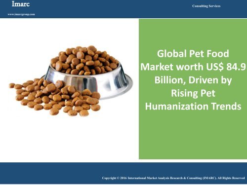 Pet Food Market Trends | Industry Report 2016 - 2021