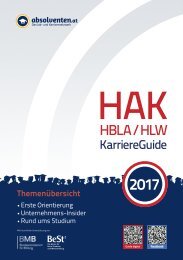 HAK/HBLA/HLW KarriereGuide 2017