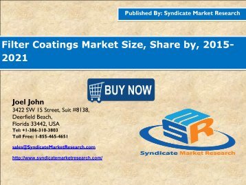 Filter Coatings Market