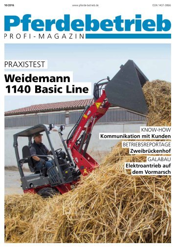 Pferdebetrieb Leseprobe: Ausgabe 10 2016