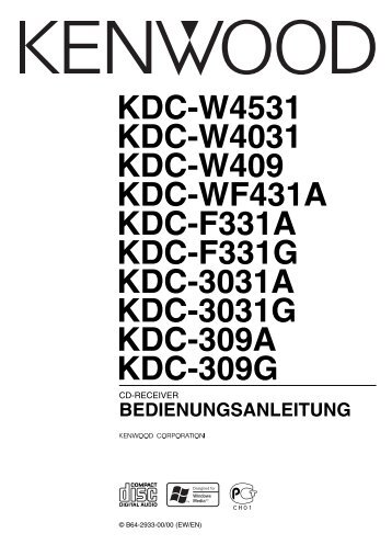 Kenwood KDC-WF431A - Car Electronics German (2004/10/5)