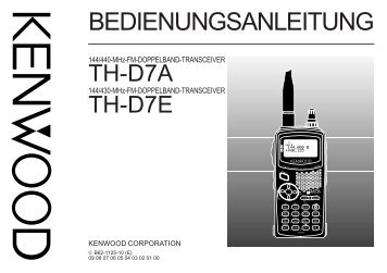 Kenwood TH-D7E - Communications German (2001/10/29)