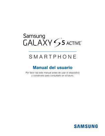 Samsung Galaxy S5 Active 16GB (AT&T) - SM-G870ARREATT - User Manual ver. Marshmallow 6.0 (SPANISH(North America),2.95 MB)