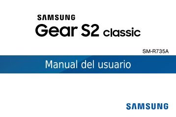 Samsung Gear S2 classic (AT&T) - SM-R735AZKAATT - User Manual ver. TZ (SPANISH(North America),1.36 MB)