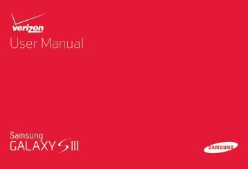 Samsung Samsung Galaxy SÂ® III (Verizon), 16GB Developer Edition - SCH-I535MBDVZW - User Manual ver. LF2_F5 (ENGLISH(North America),13.79 MB)