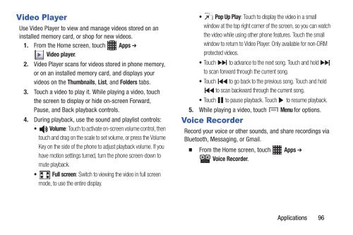 Samsung Samsung Galaxy S&reg; III (Verizon), 16GB Developer Edition - SCH-I535MBDVZW - User Manual ver. LF2_F5 (ENGLISH(North America),13.79 MB)