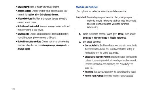 Samsung Samsung Galaxy S&reg; III (Verizon), 16GB Developer Edition - SCH-I535MBDVZW - User Manual ver. LF2_F5 (ENGLISH(North America),13.79 MB)