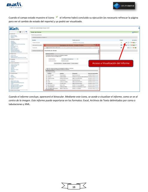 Doc Funcional y Técnica reportes e interfases