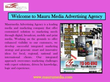 Graphic design services Houston|Mauru Media Advertising Agency