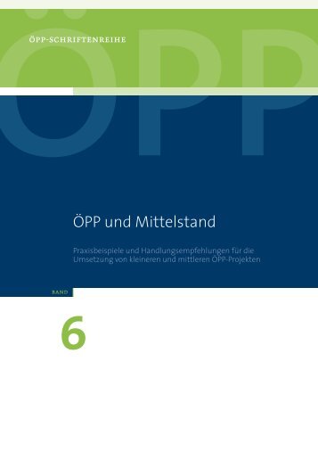 ÖPP und Mittelstand - ÖPP Deutschland AG
