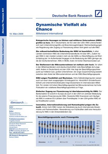 Dynamische Vielfalt als Chance - Deutsche Bank Research