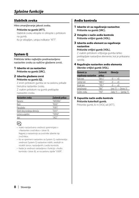 Kenwood KDC-W531 - Car Electronics Slovene (2004/11/26)