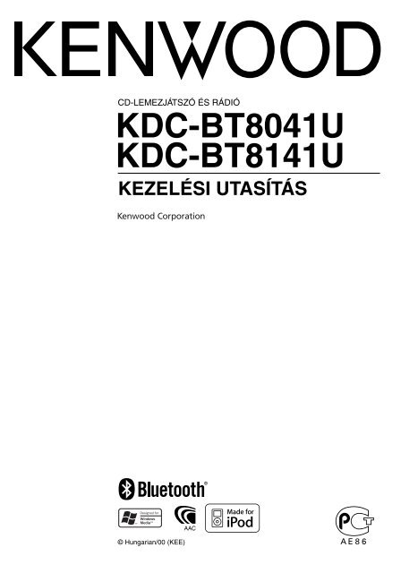 Kenwood KDC-BT8141U - Car Electronics Hungarian (2008/5/16)