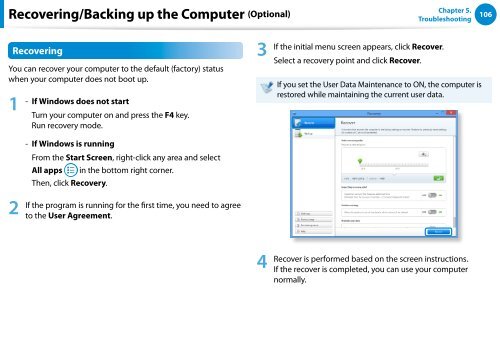 Samsung Series 7 13.3&rdquo; Notebook - NP740U3E-A01UB - User Manual (Windows 8) (ENGLISH)